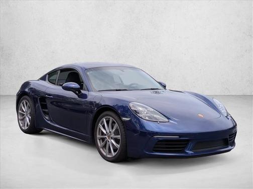 Gentian Blue Metallic 2024 Porsche 718 Cayman Coupe