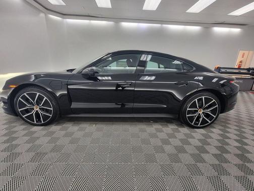 Black 2025 Porsche Taycan 4