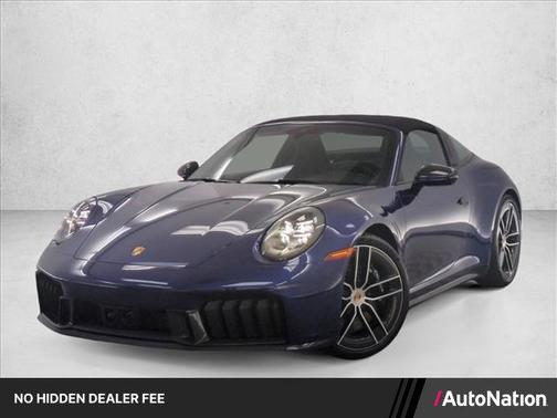 Gentian Blue Metallic 2025 Porsche 911 Targa 4 GTS
