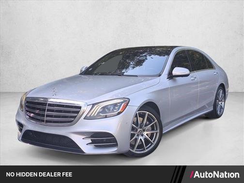 Diamond Silver Metallic 2018 Mercedes-Benz S-Class 4MATIC