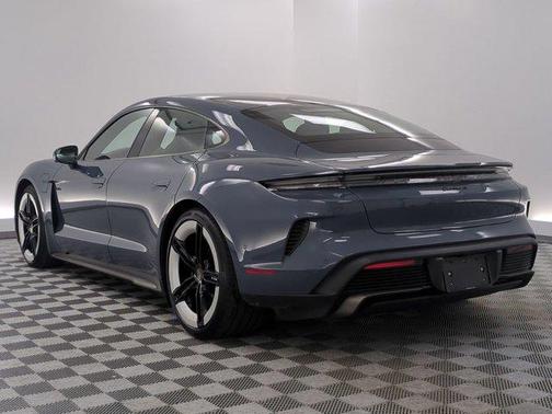 Pale Blue Metallic 2026 Porsche Taycan Turbo S