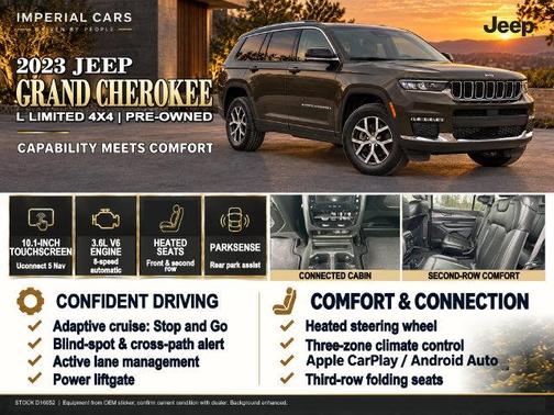 Rocky Mountain Pearlcoat 2023 Jeep Grand Cherokee L Limited