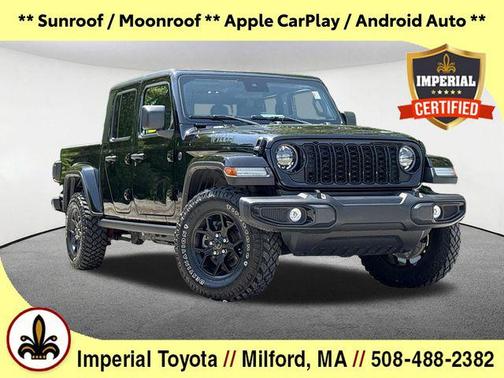 Black Clearcoat 2024 Jeep Gladiator Willys