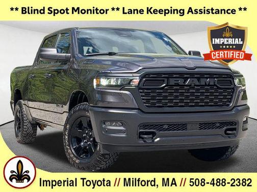 Granite Crystal Metallic Clearcoat 2025 RAM 1500 Warlock Crew Cab 4x4 5'7' Box