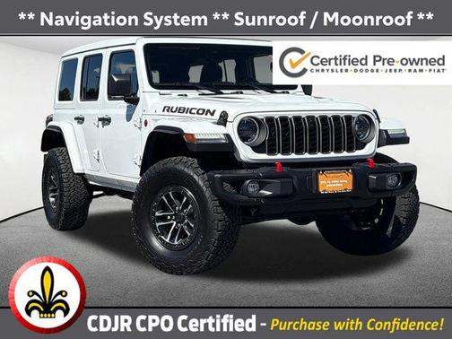 Bright White Clearcoat 2025 Jeep Wrangler Rubicon