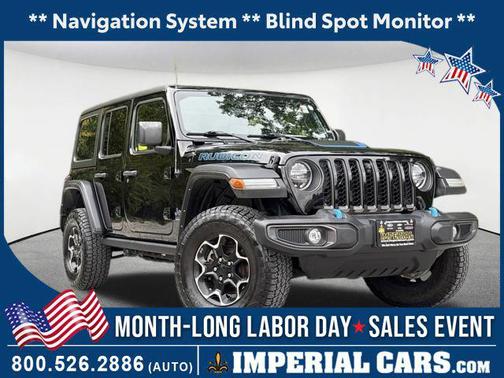 Black Clearcoat 2021 Jeep Wrangler Unlimited 4xe Rubicon