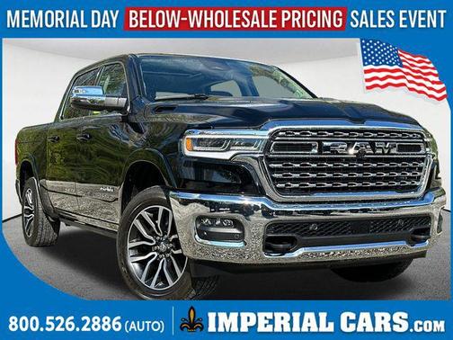 Diamond Black Crystal Pearlcoat 2025 RAM 1500 Longhorn