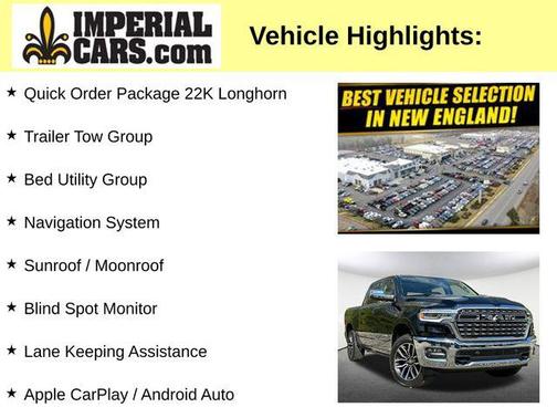 Diamond Black Crystal Pearlcoat 2025 RAM 1500 Longhorn