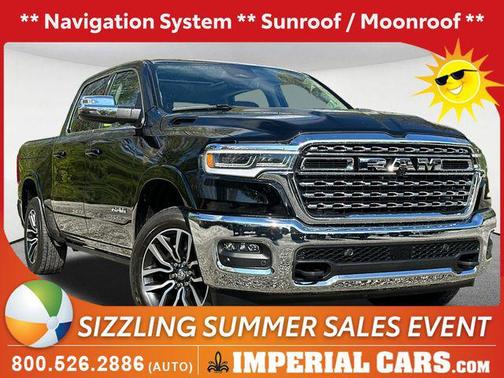 Diamond Black Crystal Pearlcoat 2025 RAM 1500 Longhorn