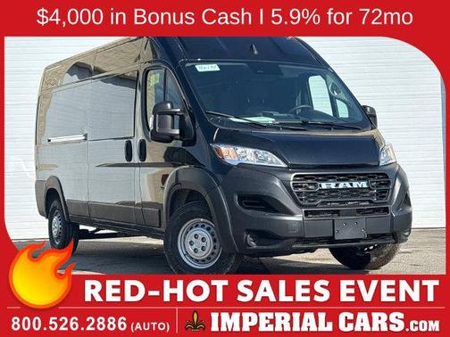 Black Clearcoat 2026 RAM ProMaster 2500 Tradesman