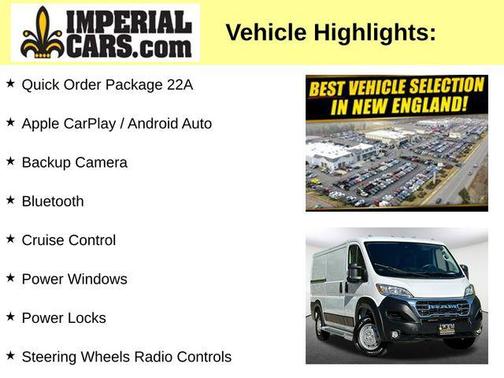 Bright White Clearcoat 2023 RAM ProMaster 2500 Base