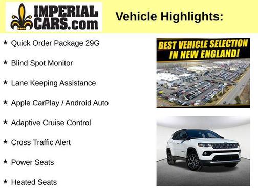 Bright White Clearcoat 2025 Jeep Compass Limited