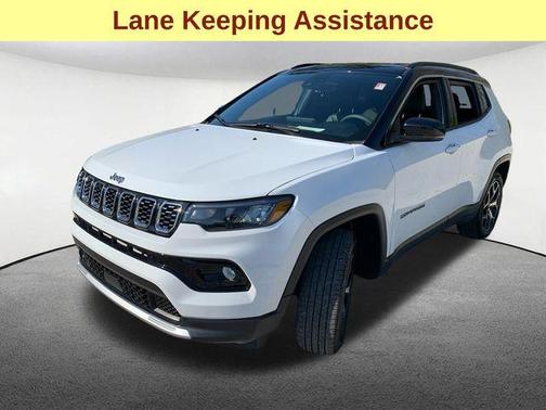 Bright White Clearcoat 2025 Jeep Compass Limited