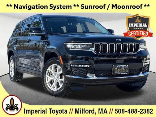 Diamond Black Crystal Pearlcoat 2023 Jeep Grand Cherokee L Limited