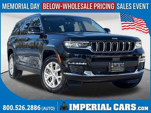 Diamond Black Crystal Pearlcoat 2023 Jeep Grand Cherokee L Limited
