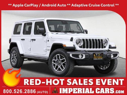 bright white clearcoat 2026 Jeep Wrangler 4-Door Sahara 4x4