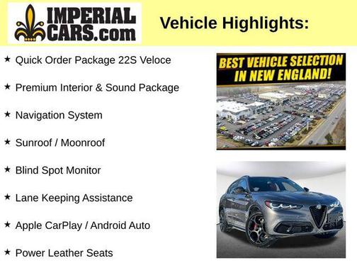 Vesuvio Gray Metallic 2024 Alfa Romeo Stelvio Veloce AWD