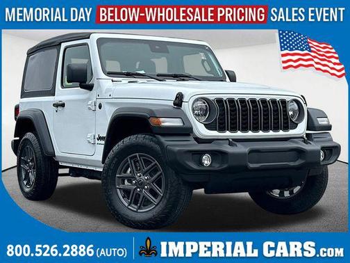 Bright White Clearcoat 2025 Jeep Wrangler Sport S