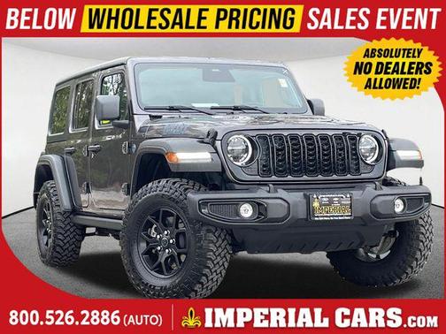 Granite Crystal Metallic Clearcoat 2025 Jeep Wrangler 4xe Willys
