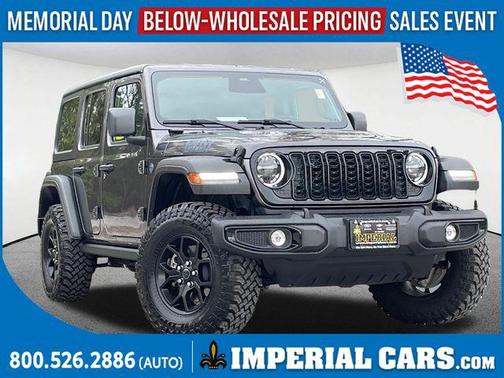 Granite Crystal Metallic Clearcoat 2025 Jeep Wrangler 4xe Willys
