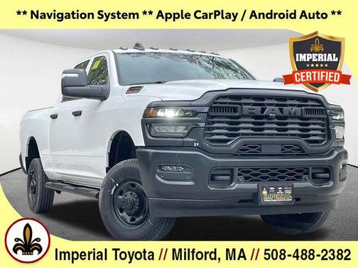 Bright White Clearcoat 2026 RAM 2500 Tradesman Crew Cab 4x4 6'4' Box