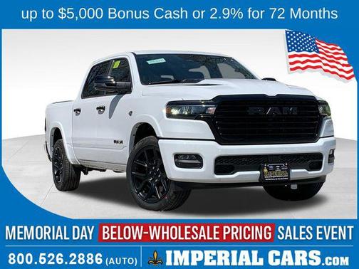 Bright White Clearcoat 2026 RAM 1500 Laramie