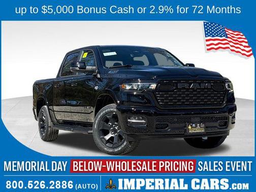 Diamond Black Crystal Pearlcoat 2026 RAM 1500 Big Horn/Lone Star