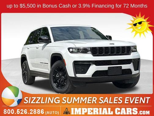 Bright White Clearcoat 2026 Jeep Grand Cherokee Altitude