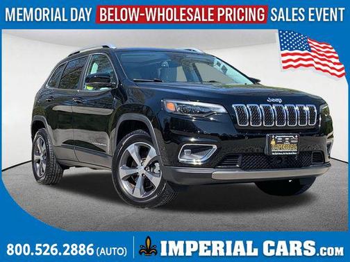 Diamond Black Crystal Pearlcoat 2020 Jeep Cherokee Limited