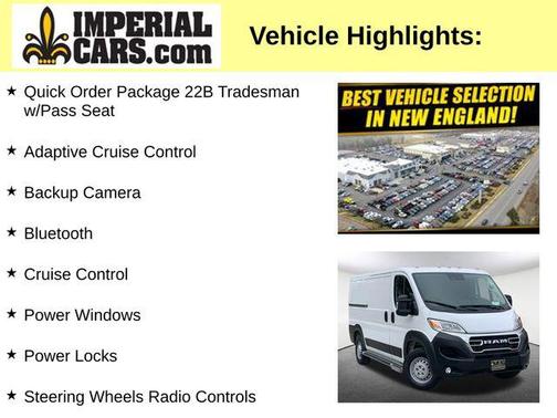 Bright White Clearcoat 2025 RAM ProMaster 2500 Tradesman