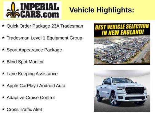 Bright White Clearcoat 2025 RAM 1500 Tradesman