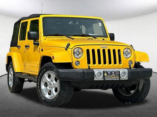 Baja Yellow Clearcoat 2015 Jeep Wrangler Unlimited Sahara