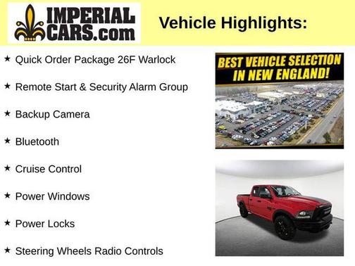 2020 RAM 1500 Classic Warlock Quad Cab 4x4 6'4' Box