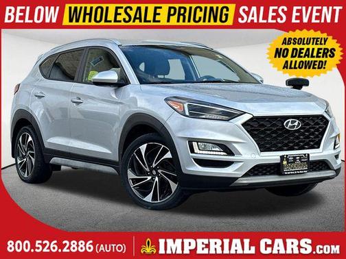Molten Silver 2019 Hyundai TUCSON Sport