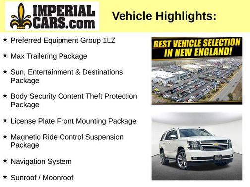 White Diamond Clearcoat 2015 Chevrolet Tahoe LTZ