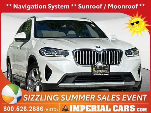 Mineral White Metallic 2022 BMW X3 xDrive30i