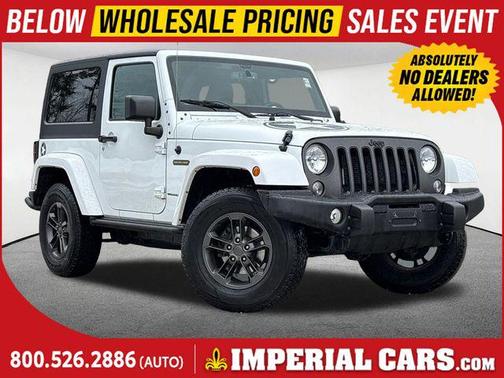 Bright White Clearcoat 2018 Jeep Wrangler JK Freedom Edition
