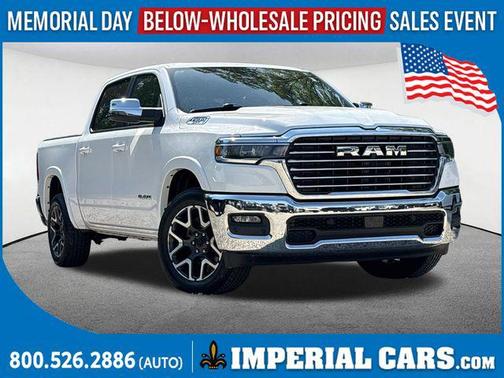 Bright White Clearcoat 2025 RAM 1500 Laramie