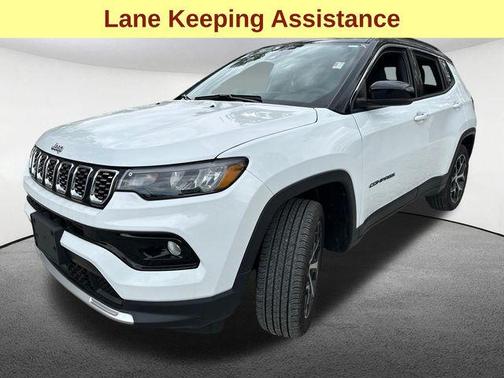 Bright White Clearcoat 2024 Jeep Compass Limited