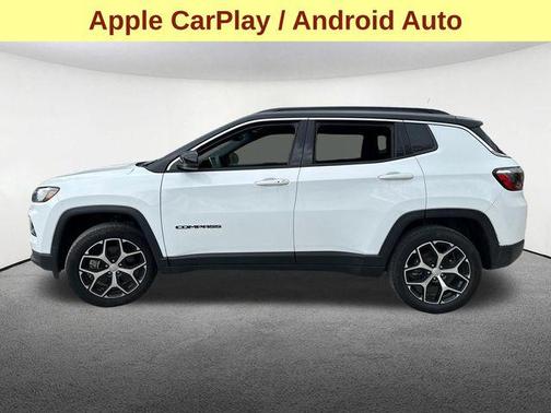 Bright White Clearcoat 2024 Jeep Compass Limited
