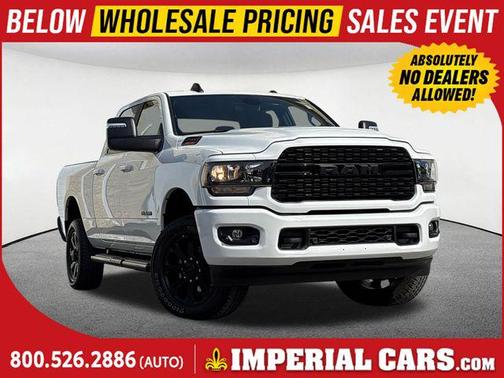 Bright White Clearcoat 2024 RAM 2500 Big Horn Crew Cab 4x4 6'4' Box