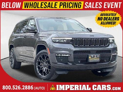 Baltic Gray Metallic Clearcoat 2024 Jeep Grand Cherokee L Summit Reserve