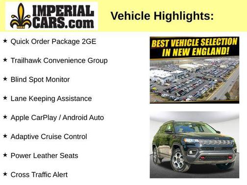 Diamond Black Crystal Pearlcoat 2022 Jeep Compass Trailhawk