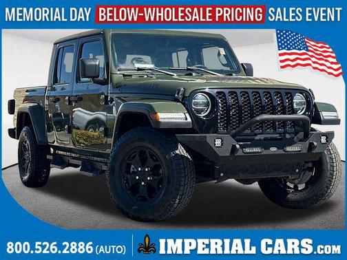 Sarge Green Clearcoat 2022 Jeep Gladiator Willys 4x4