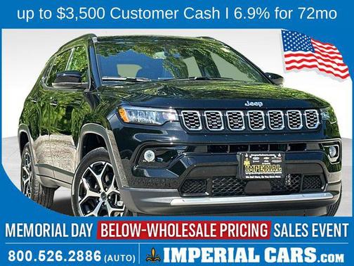 Diamond Black Crystal Pearlcoat 2026 Jeep Compass Limited