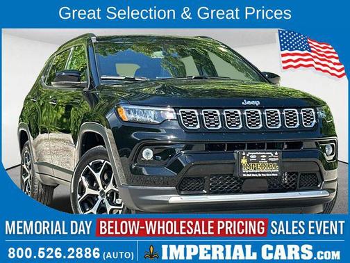 Diamond Black Crystal Pearlcoat 2026 Jeep Compass Limited