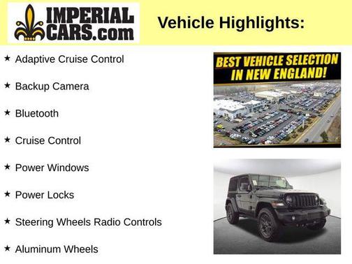Black Clearcoat 2024 Jeep Wrangler Sport S