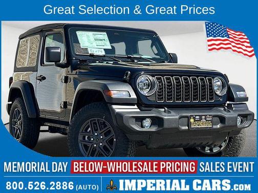 Black Clearcoat 2026 Jeep Wrangler Sport S