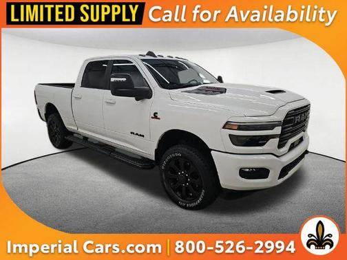 Bright White Clearcoat 2025 RAM 3500 Laramie Crew Cab 4x4 6'4' Box