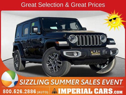 Black Clearcoat 2026 Jeep Wrangler 4-Door Sahara 4x4